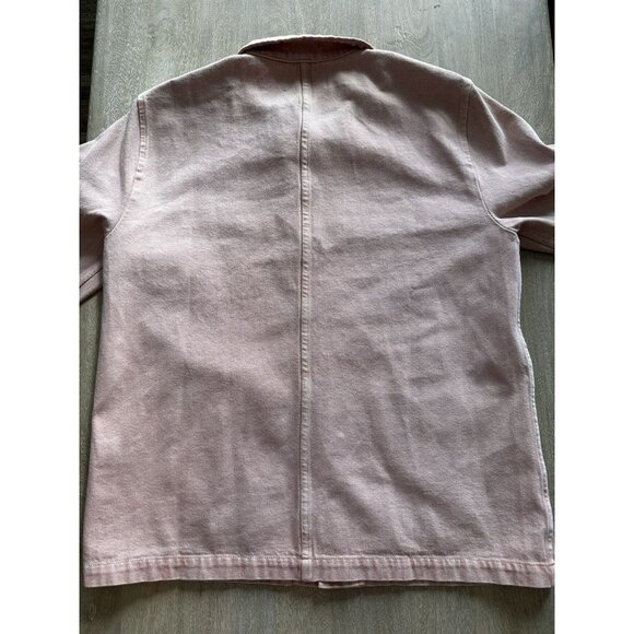 Alex Mill Britt Work Jacket in Light Pink Size Large Barn Jacket Chore Coat Fall - Picture 7 of 7